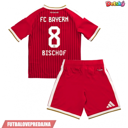 Lacne Dětský Futbalové dres Bayern Munich Tom Bischof #8 2026-27 Krátky Rukáv - Domáci (+ trenírky)